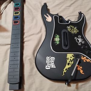 PS2 guitar hero wireless